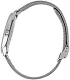 Buy Shop Calvin Klein Minimal Silver Dial Silver Mesh Bracelet Watch for Men - K3M2112Z USA Online