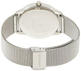Buy Shop Calvin Klein Minimal Silver Dial Silver Mesh Bracelet Watch for Men - K3M211Y6 USA Online