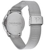 Buy Shop Calvin Klein Minimal Silver Dial Silver Mesh Bracelet Watch for Men - K3M211Y6 USA Online