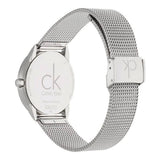 Buy Shop Calvin Klein Minimal Silver Dial Silver Mesh Bracelet Watch for Women - K3M2212Z USA Online