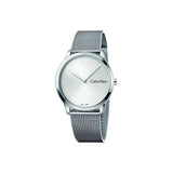 Buy Shop Calvin Klein Minimal SIlver Dial Silver Mesh Bracelet Watch for Women - K3M221Y6 USA Online