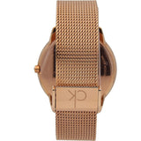 Buy Shop Calvin Klein Minimal White Dial Rose Gold Mesh Bracelet Watch for Men - K3M21626 USA Online