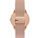 Buy Shop Calvin Klein Minimal White Dial Rose Gold Mesh Bracelet Watch for Men - K3M21626 USA Online