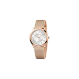 Buy Shop Calvin Klein Minimal White Dial Rose Gold Mesh Bracelet Watch for Women - K3M22Y2X USA Online