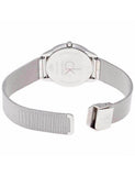 Buy Shop Calvin Klein Minimal White Dial Silver Mesh Bracelet Watch for Men - K3M22126 USA Online
