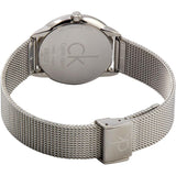 Buy Shop Calvin Klein Minimal White Dial Silver Mesh Bracelet Watch for Women - K3M2212Y USA Online