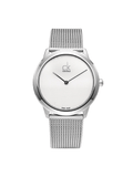 Buy Shop Calvin Klein Minimal White Dial Silver Mesh Bracelet Watch for Women - K3M2212Y USA Online