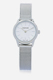 Buy Shop Calvin Klein Minimal White Dial Silver Mesh Bracelet Watch for Women - K3M23126 USA Online