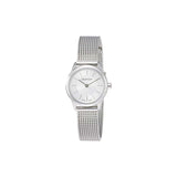 Buy Shop Calvin Klein Minimal White Dial Silver Mesh Bracelet Watch for Women - K3M23126 USA Online