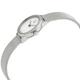 Buy Shop Calvin Klein Minimal White Dial Silver Mesh Bracelet Watch for Women - K3M2312Y USA Online
