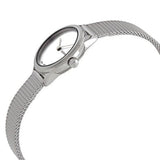 Buy Shop Calvin Klein Minimal White Dial Silver Mesh Bracelet Watch for Women - K3M231Y6 USA Online