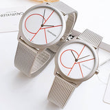 Buy Shop Calvin Klein Minimal White Dial Silver Mesh Bracelet Watch for Women - K3M52152 USA Online