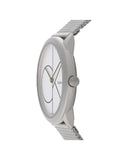 Buy Shop Calvin Klein Minimal White Dial Silver Mesh Bracelet Watch for Women - K3M5215X USA Online