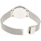 Buy Shop Calvin Klein Minimalist Black Dial Silver Mesh Bracelet Watch for Men - K3M2112X USA Online