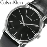 Buy Shop Calvin Klein Posh Black Dial Black Leather Strap Watch for Men - K8Q311C1 USA Online