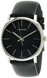 Buy Shop Calvin Klein Posh Black Dial Black Leather Strap Watch for Men - K8Q311C1 USA Online