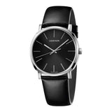 Buy Shop Calvin Klein Posh Black Dial Black Leather Strap Watch for Men - K8Q311C1 USA Online