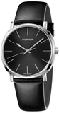Buy Shop Calvin Klein Posh Black Dial Black Leather Strap Watch for Men - K8Q311C1 USA Online