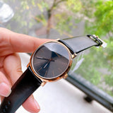Buy Shop Calvin Klein Posh Black Dial Black Leather Strap Watch for Men - K8Q316C3 USA Online