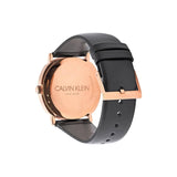 Buy Shop Calvin Klein Posh Black Dial Black Leather Strap Watch for Men - K8Q316C3 USA Online