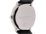 Buy Shop Calvin Klein Posh Black Dial Black Leather Strap Watch for Men - K8Q316C3 USA Online