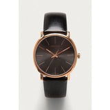 Buy Shop Calvin Klein Posh Black Dial Black Leather Strap Watch for Men - K8Q316C3 USA Online