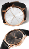 Buy Shop Calvin Klein Posh Black Dial Black Leather Strap Watch for Men - K8Q316C3 USA Online