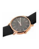Buy Shop Calvin Klein Posh Black Dial Black Leather Strap Watch for Men - K8Q316C3 USA Online