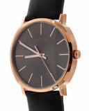 Buy Shop Calvin Klein Posh Black Dial Black Leather Strap Watch for Men - K8Q316C3 USA Online