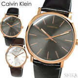 Buy Shop Calvin Klein Posh Black Dial Black Leather Strap Watch for Men - K8Q316C3 USA Online