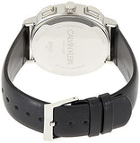 Buy Shop Calvin Klein Posh Black Dial Black Leather Strap Watch for Men - K8Q371C1 USA Online