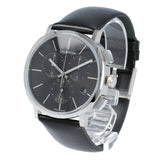 Buy Shop Calvin Klein Posh Black Dial Black Leather Strap Watch for Men - K8Q371C1 USA Online