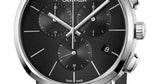 Buy Shop Calvin Klein Posh Black Dial Black Leather Strap Watch for Men - K8Q371C1 USA Online