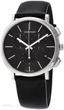 Buy Shop Calvin Klein Posh Black Dial Black Leather Strap Watch for Men - K8Q371C1 USA Online
