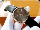 Buy Shop Calvin Klein Posh Grey Dial Black Leather Strap Watch for Men - K8Q376C3 USA Online