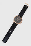 Buy Shop Calvin Klein Posh Grey Dial Black Leather Strap Watch for Men - K8Q376C3 USA Online