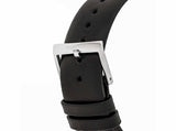 Buy Shop Calvin Klein Posh Silver Dial Black Leather Strap Watch for Men - K8Q371C6 USA Online