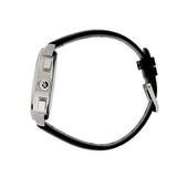 Buy Shop Calvin Klein Posh Silver Dial Black Leather Strap Watch for Men - K8Q371C6 USA Online