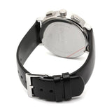 Buy Shop Calvin Klein Posh Silver Dial Black Leather Strap Watch for Men - K8Q371C6 USA Online