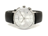 Buy Shop Calvin Klein Posh Silver Dial Black Leather Strap Watch for Men - K8Q371C6 USA Online