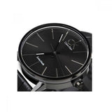 Buy Shop Calvin Klein Post Minimal Black Dial Black Leather Strap Watch for Men - K7621401 USA Online