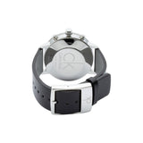 Buy Shop Calvin Klein Post Minimal Chronograph Black Dial Black Leather Strap Watch for Men - K7627107 USA Online