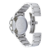 Buy Shop Calvin Klein Post Minimal Chronograph Black Dial Silver Steel Strap Watch for Men - K7627161 USA Online