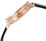 Buy Shop Calvin Klein Post Minimal Rose Gold Dial Black Leather Strap Watch for Men - K7621201 USA Online