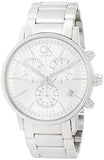 Buy Shop Calvin Klein Post Minimal White Dial Silver Steel Strap Watch for Men - K7627126 USA Online