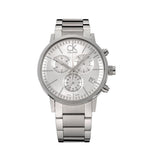 Buy Shop Calvin Klein Post Minimal White Dial Silver Steel Strap Watch for Men - K7627126 USA Online