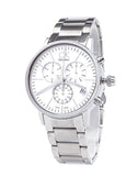 Buy Shop Calvin Klein Post Minimal White Dial Silver Steel Strap Watch for Men - K7627126 USA Online