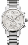 Buy Shop Calvin Klein Post Minimal White Dial Silver Steel Strap Watch for Men - K7627126 USA Online