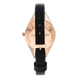 Buy Shop Calvin Klein Rebel Black Dial Black Leather Strap Watch for Women - K8P236C1 USA Online