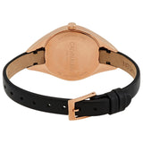 Buy Shop Calvin Klein Rebel Black Dial Black Leather Strap Watch for Women - K8P236C1 USA Online